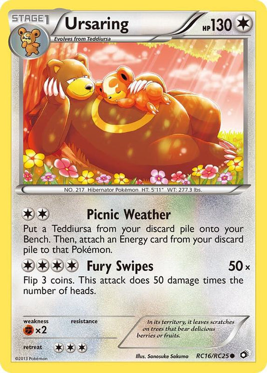 Ursaring Legendary Treasures: Radiant Collections Pokemon Card