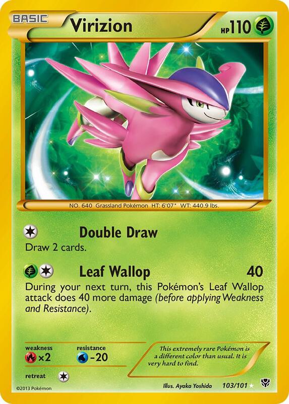 Virizion (Secret) Plasma Blast Pokemon Card