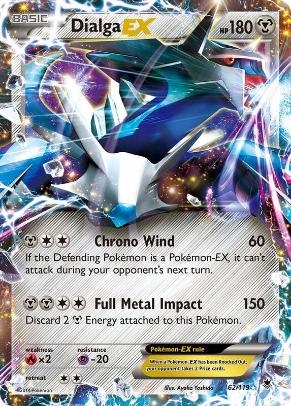 Dialga EX Phantom Forces Pokemon Card