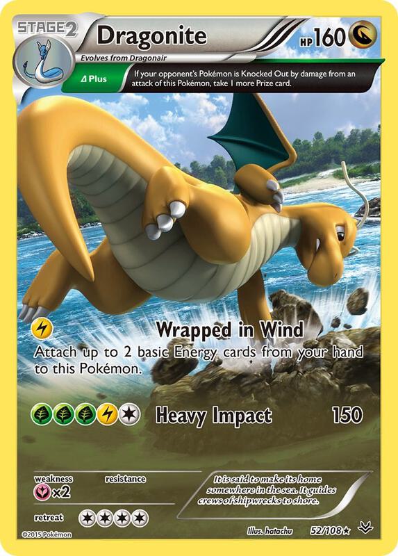 Dragonite (52 Delta) Roaring Skies Pokemon Card