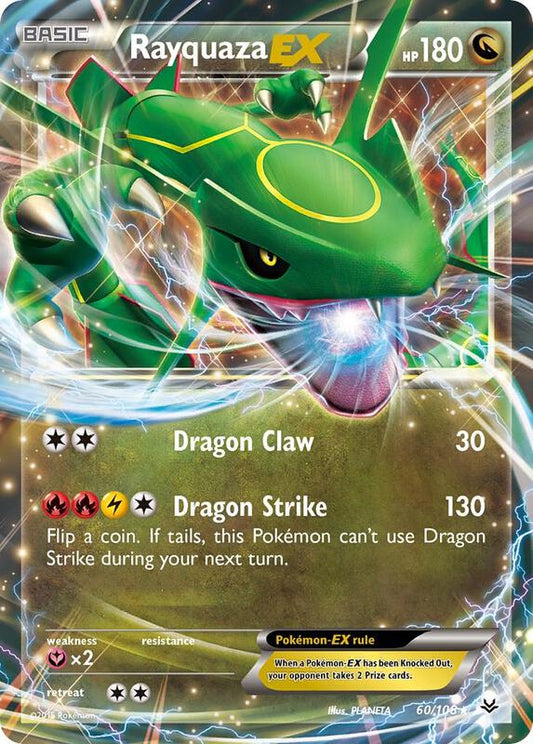 Rayquaza EX (60) Roaring Skies Pokemon Card