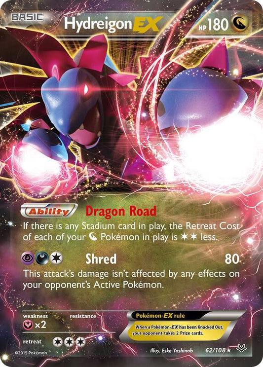 Hydreigon EX Roaring Skies Pokemon Card