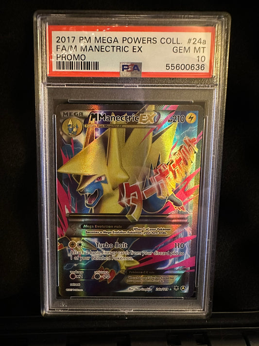 M Manectric EX #24a Alternate Art Promos Promo Holofoil PSA 10