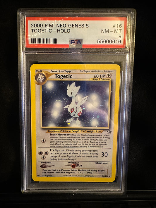 Togetic #16 Neo Genesis Holo Rare Holofoil PSA 8