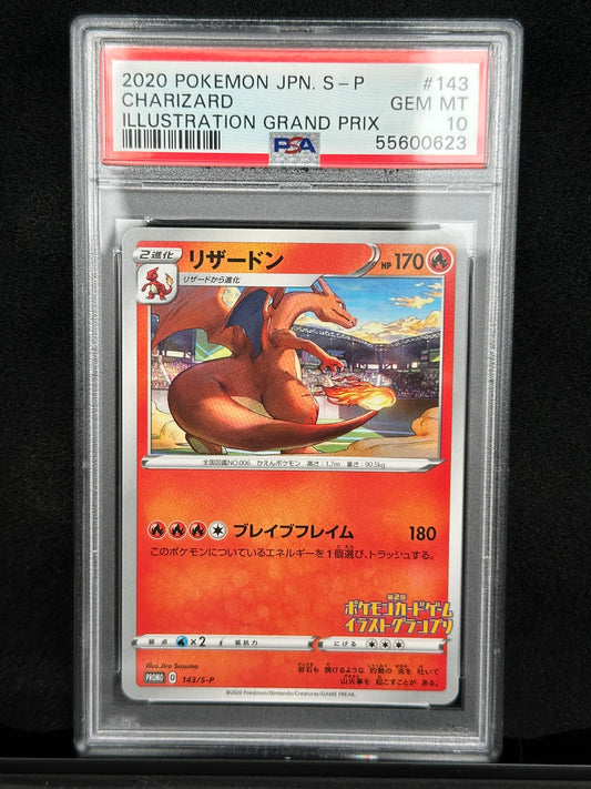 Charizard - 143/S-P (Grand Prix) #143/S-P PSA 10
